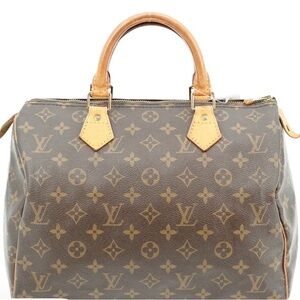 Louis Vuitton Brown Monogram Speedy 30